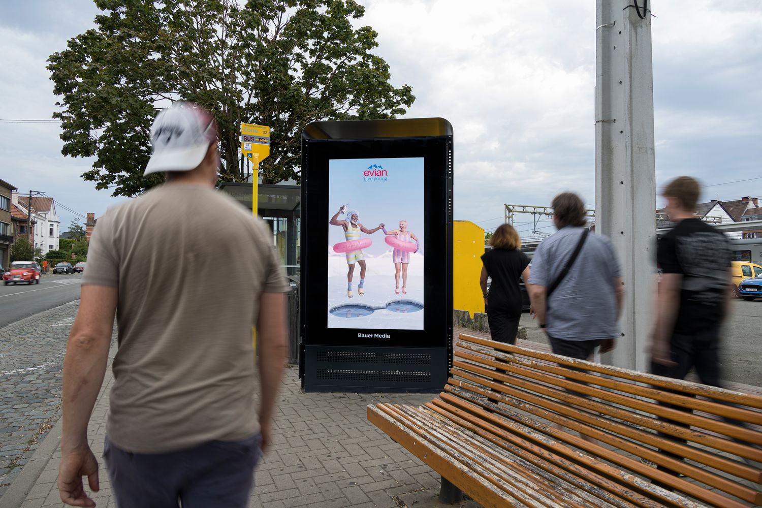 Bauer Media Outdoor Strips Down Antwerp Central Station For Naked 